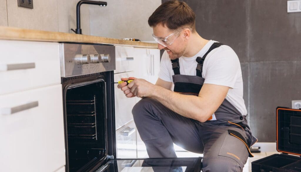 Professional Plumber Repairing